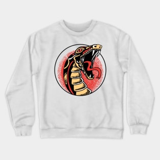 Snake Tattoo Ink Graphic Crewneck Sweatshirt